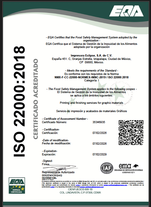 ISO 22000:2018
